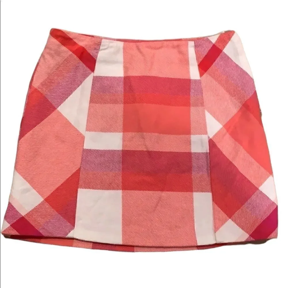 Pink and White Plaid Skirt - Gymboree